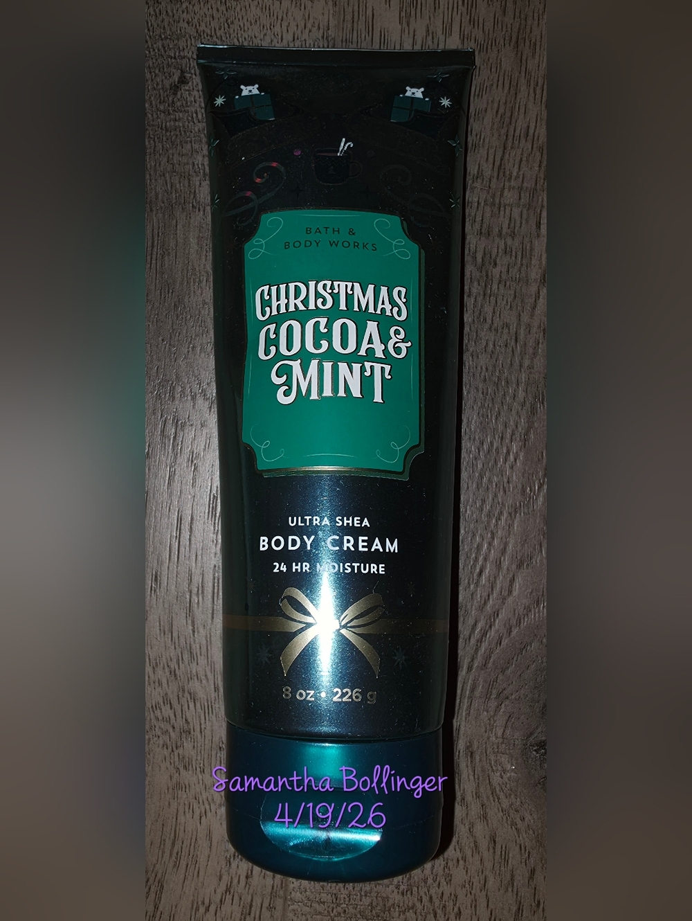 Bath & Body Works Christmas Cocoa & Mint Ultra Shea Body Cream